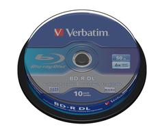 Verbatim BD-R DL x 10 - 50 GB - lagringsmedier