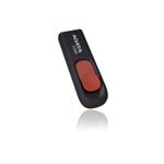 A-DATA 32GB USB Stick C008 Slider USB 2.0 black red (AC008-32G-RKD)