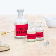 Herma Special - Papir - matt - permanent selv-adhesiv - lysende rød - 60 mm rund 240 etikett(er) (20 ark x 12) fluorescerende etiketter