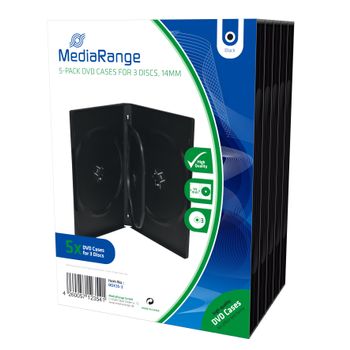 MediaRange DVD Leerbox 3er DVD Box 5 F-FEEDS (BOX35-3)