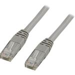 Deltaco U / UTP, Cat5e patch cable, 0.5m, gray (05-TP)