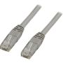 DELTACO U / UTP, Cat5e patch cable, 0.5m, gray (05-TP)