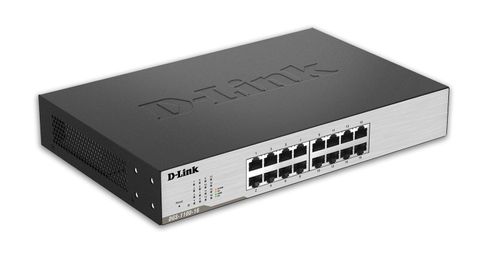 D-LINK 16-Port Layer2 Smart Gigabit Switch - fanless (DGS-1100-16)