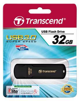 TRANSCEND 32GB JetFlash 700  USB 3.0 (Black) (Alt. TS32GJF700) (TS32GJF700)
