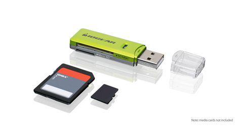 IOGEAR SD/ MicroSD/ MMC Card Reader (GFR204SD)