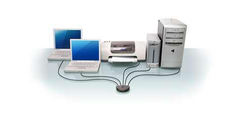 IOGEAR 4-Port PrinterShare USB (GUB431)