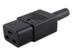 MICROCONNECT C19 Connector Black