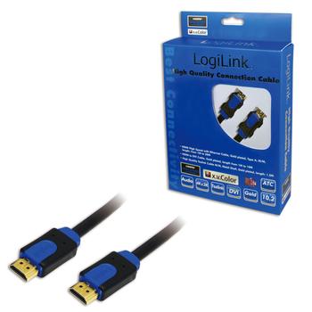 LOGILINK HDMI-Kabel Anschl. 19pin St/St 10.00m sw  (CHB1110)