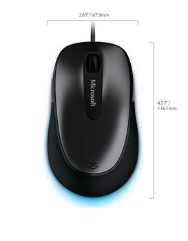 MICROSOFT MS Comfort Mouse 4500 for Business USB black (4EH-00002)