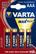 VARTA 1x4 Max Tech Micro AAA LR 03