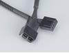 AKASA PWM Fan Extension Cable 30 cm, 4-pin PWM and 3-pin fans compatible,  Male to female (AK-CBFA01-30)