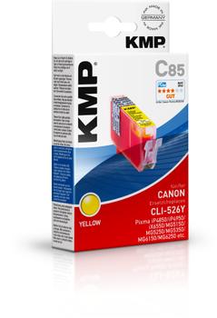 KMP C85 ink cartridge yellow compatible with Canon CLI-526 Y (1515,0009)