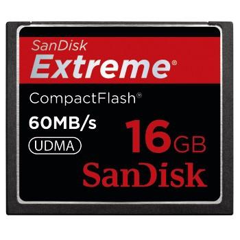 SANDISK CF EXTREME 16GB 60MB/S (SDCFX-016G-X46)