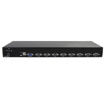 StarTech 8-Port USB KVM Swith with OSD - TAA Compliant - 1U Rack Mountable VGA KVM Switch (SV831DUSBU) - KVM-svitsj - 8 porter (SV831DUSBU)