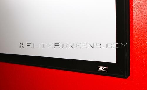 ELITE SCREENS ELITE ER92WH1 16:9 H:114.5 W:203.7 2.36in/ 6cm Fixed Frame Front Projection Screen for Entry Level Home Cinema Projector (ER92WH1)