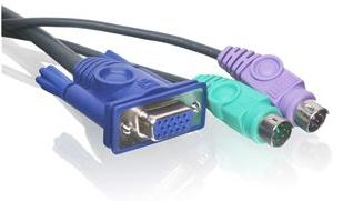 IOGEAR 16' PS/2 VGA KVM Cable (G2L5005P)