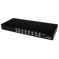 StarTech 16 Port Rackmount USB KVM Switch Kit with OSD and Cables - 1U (SV1631DUSBUK) - KVM-svitsj - 16 porter