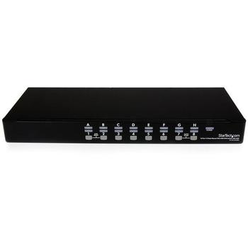 STARTECH 16 Port 1U Rackmount USB KVM Switch Kit with OSD and Cables (SV1631DUSBUK)