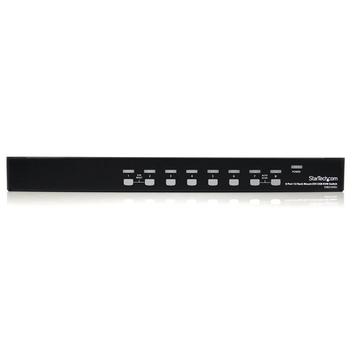 StarTech 8 Port 1U Rackmount DVI USB KVM Switch - USB DVI KVM Switch - DVI KVM Switch - USB KVM Switch (SV831DVIU) - KVM-svitsj - 8 porter - rackmonterbar (SV831DVIU)