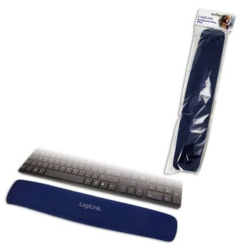 LOGILINK Handballenauflage Tastatur blau Gel (ID0045)
