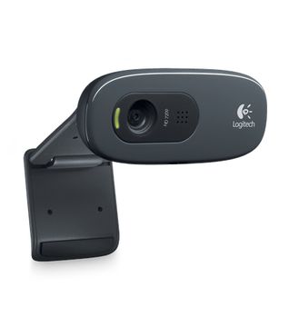 LOGITECH HD WEBCAM C270, 720p videosamtaler,  3MP kamera, mikrofon (960-000582)