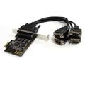 STARTECH 4 Port RS232 PCI Express Serial Card w/ Breakout Cable