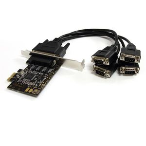 STARTECH 4 Port RS232 PCI Express Serial Card w/ Breakout Cable	 (PEX4S553B)