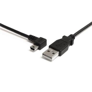 STARTECH 3 ft USB to Left Angle Mini USB Cable (USB2HABM3LA)