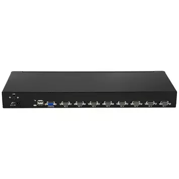 StarTech 8 Port 1U Rackmount USB KVM Switch Kit with OSD and Cables - Rack mount KVM - VGA KVM Switch - 8 Port KVM Switch (SV831DUSBUK) - KVM-svitsj - 8 porter - rackmonterbar (SV831DUSBUK)