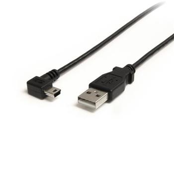 STARTECH 3 ft USB to Right Angle Mini USB Cable (USB2HABM3RA)