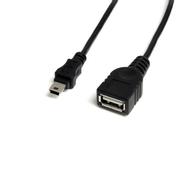 STARTECH 30cm Mini USB 2.0 Cable - USB A to Mini B F/M