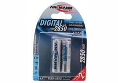 ANSMANN 1x2 NiMH rech. battery 2850 Mignon AA 2650 mAh DIGITAL
