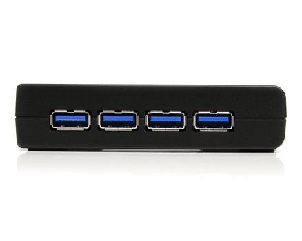 STARTECH 4 Port Black SuperSpeed USB 3.0 Hub (ST4300USB3EU)