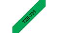 BROTHER 12MM Black On Green Tape (TZE731)