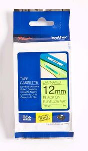 BROTHER Tape/12mm black on neon yellow f P-Touch (TZEC31)