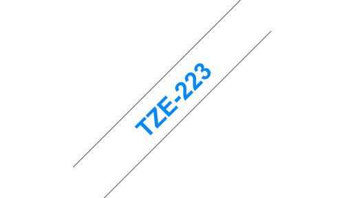 BROTHER Tape TZE-223 9mm Blue on White (TZE-223)