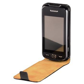 HAMA mobveske Sams Star flip-front svart lær (108630)