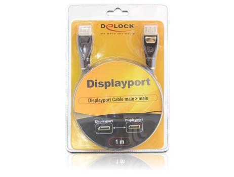 DELOCK Displayport-Kabel DPort -> DPort St/St 5,00 (82773)