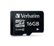 VERBATIM SD Micro Card 16 GB (SDHC)  (44010)