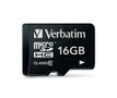 VERBATIM muistikortti,  microSDHC Class 10, 16GB (44010)