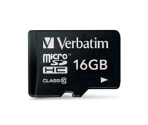 VERBATIM muistikortti, microSDHC Class 10, 16GB