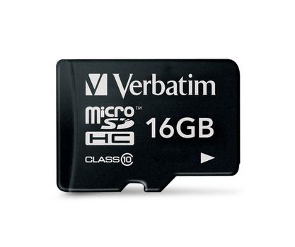 VERBATIM SD Micro Card 16 GB (SDHC)  (44010)