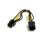 STARTECH StarTech.com 8in 6 pin PCI Express Power Extension Cable - Power extension cable - 6 pin PCIe power (M) to 6 pin PCIe power (F) - 7.9 in - black - PCIEPOWEXT - Power extension cable - 6 pin PCIe power