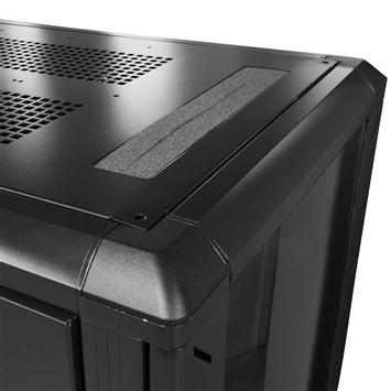 StarTech 25U Network Rack Cabinet on Wheels - 36in Deep - Portable 19in 4 Post Network Rack Enclosure for Data & IT Computer Equipment w/ Casters (RK2536BKF) - rack - 25U (RK2536BKF)