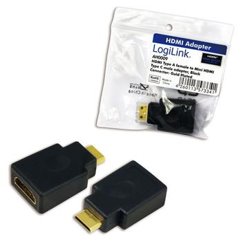 LOGILINK HDMI adapter, Mini-C/M to  (AH0009)