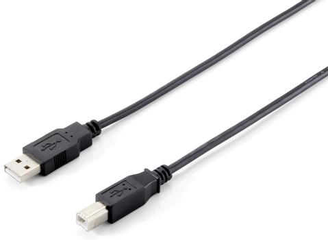 EQUIP USB 2 CABLE A-B M/M 1M BLACK . CABL (128863)