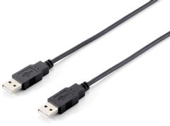 EQUIP USB 2 CABLE A-A 1.8M M/M BLACK . CABL