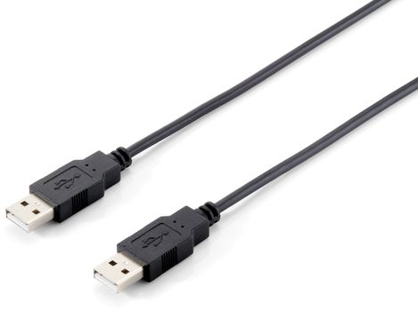 EQUIP USB 2 CABLE A-A 3M M/M BLACK . CABL (128871)