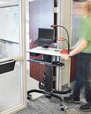 Ergotron TeachWell Mobile Digital Workspace vogn - Patented Constant Force Technology - for notebook / tastatur / mus - grafittgrå (24-220-055)