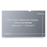 3M personvernfilter for 20,1" widescreen (16:10) - personvernfilter for skjerm - 20,1" bredde (PF20.1W)